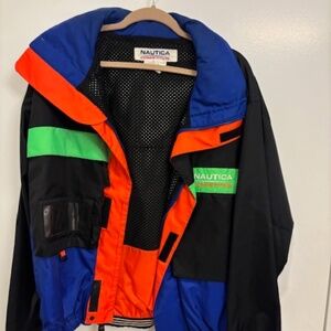 Nautica Competition Colorful Raincoat